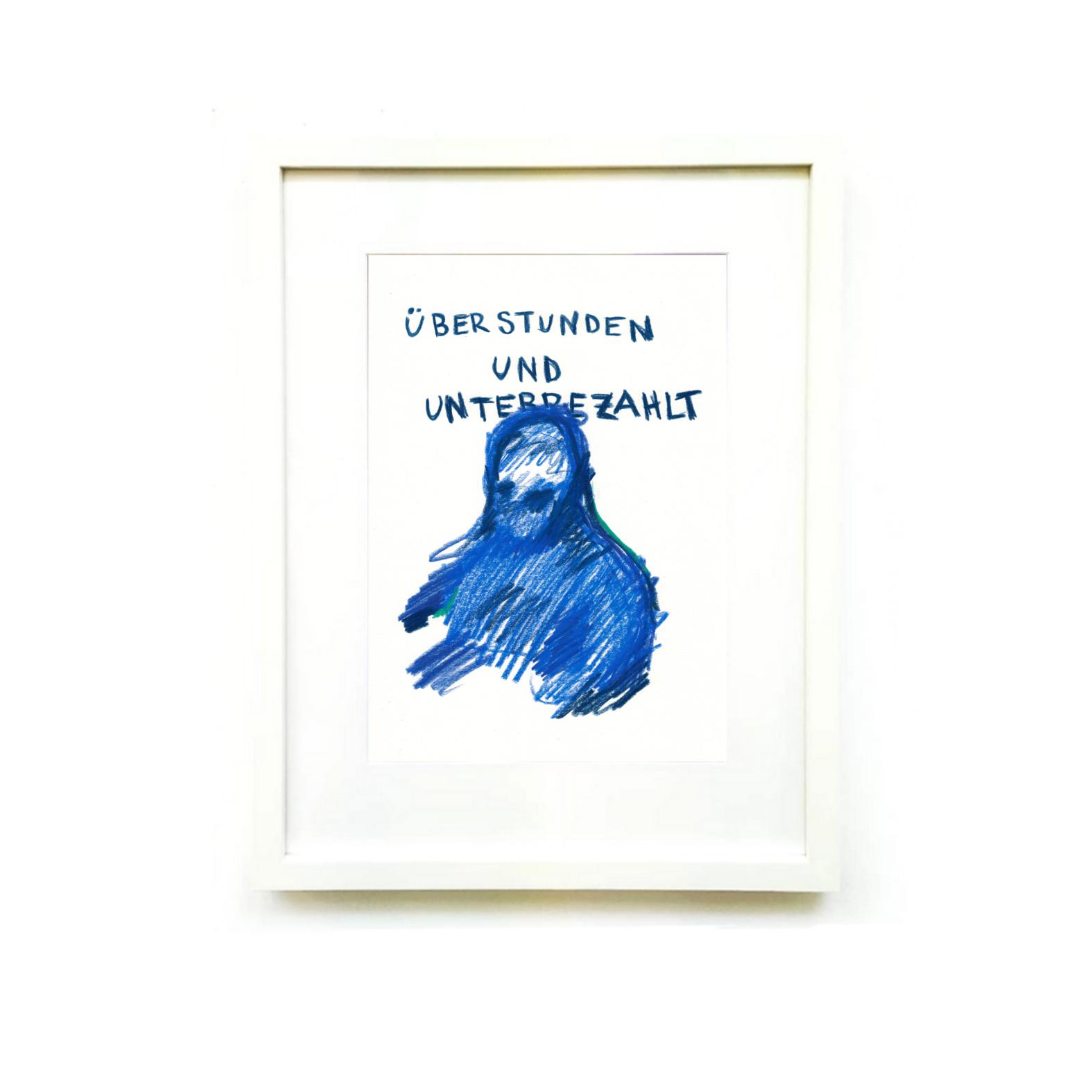 ÜBERSTUNDEN UND UNTERBEZAHLT - Artwork