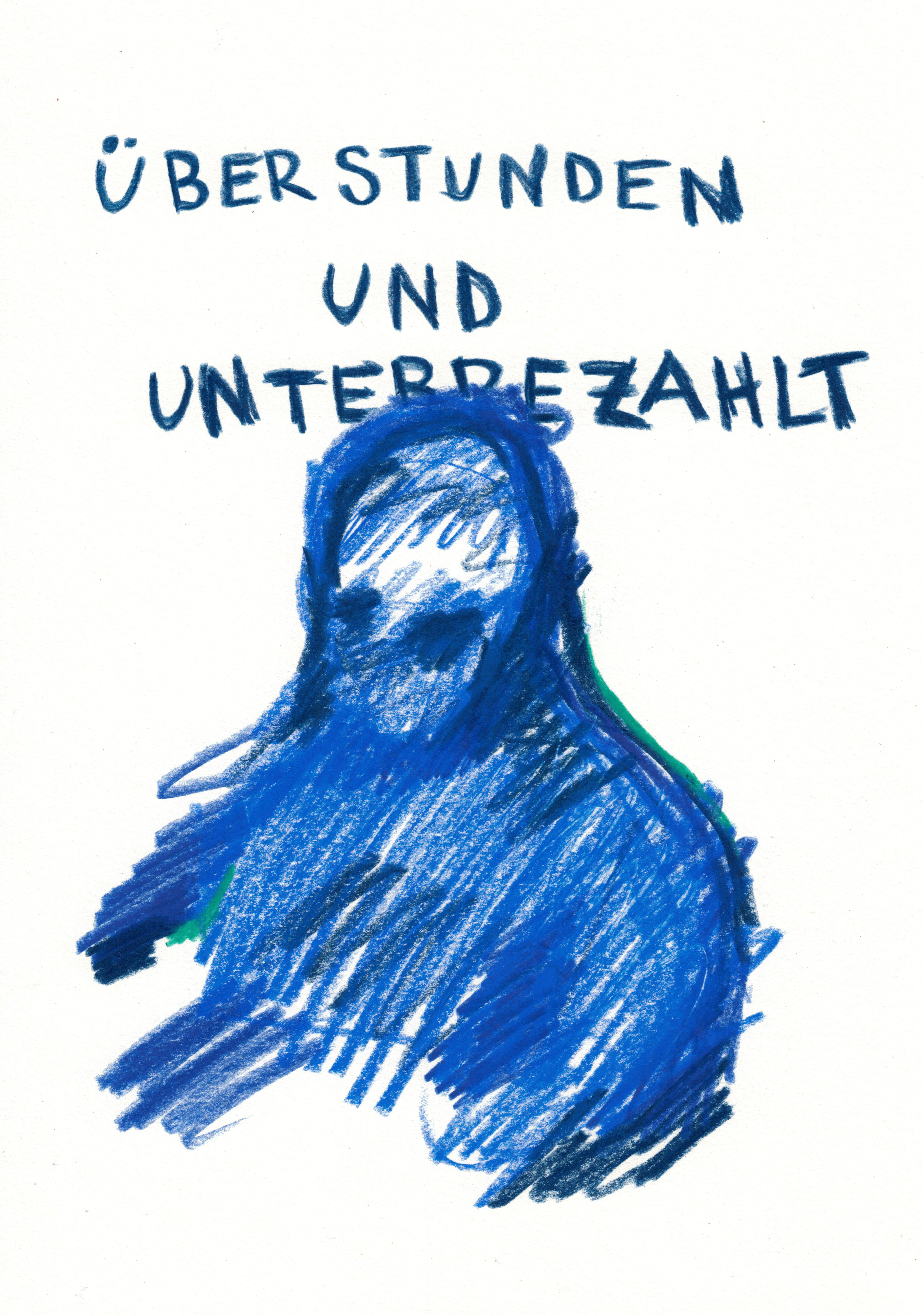 ÜBERSTUNDEN UND UNTERBEZAHLT - Artwork