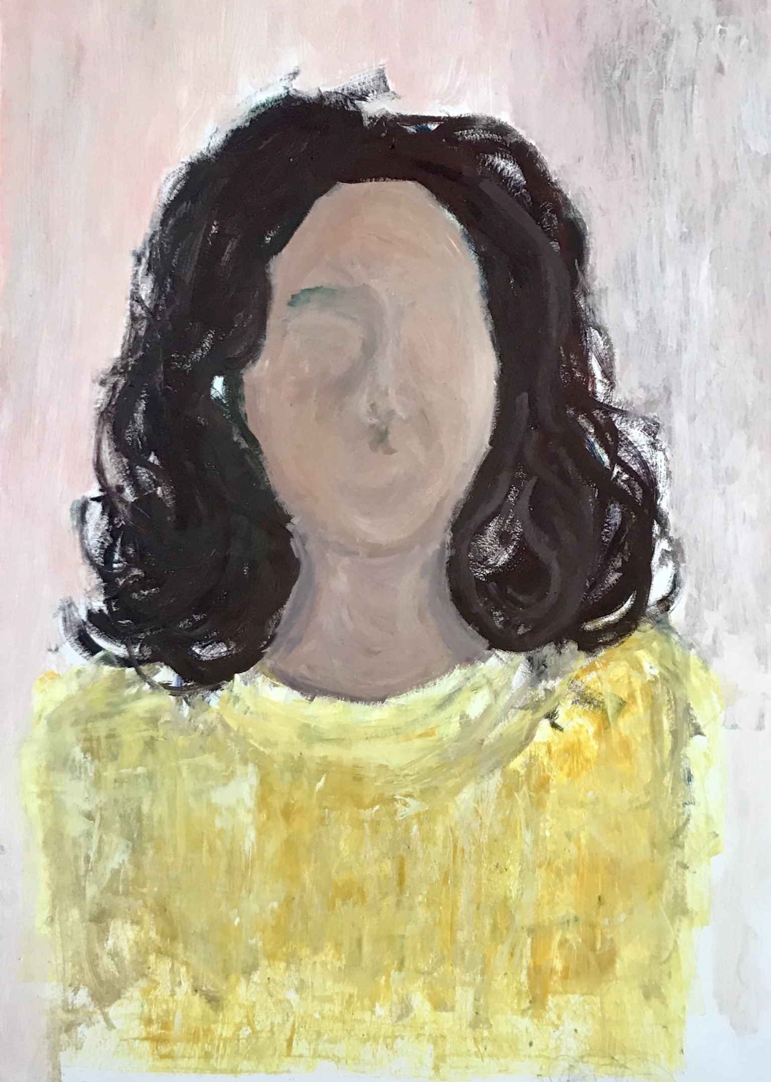 Self-Portrait in Yellow  - Artwork