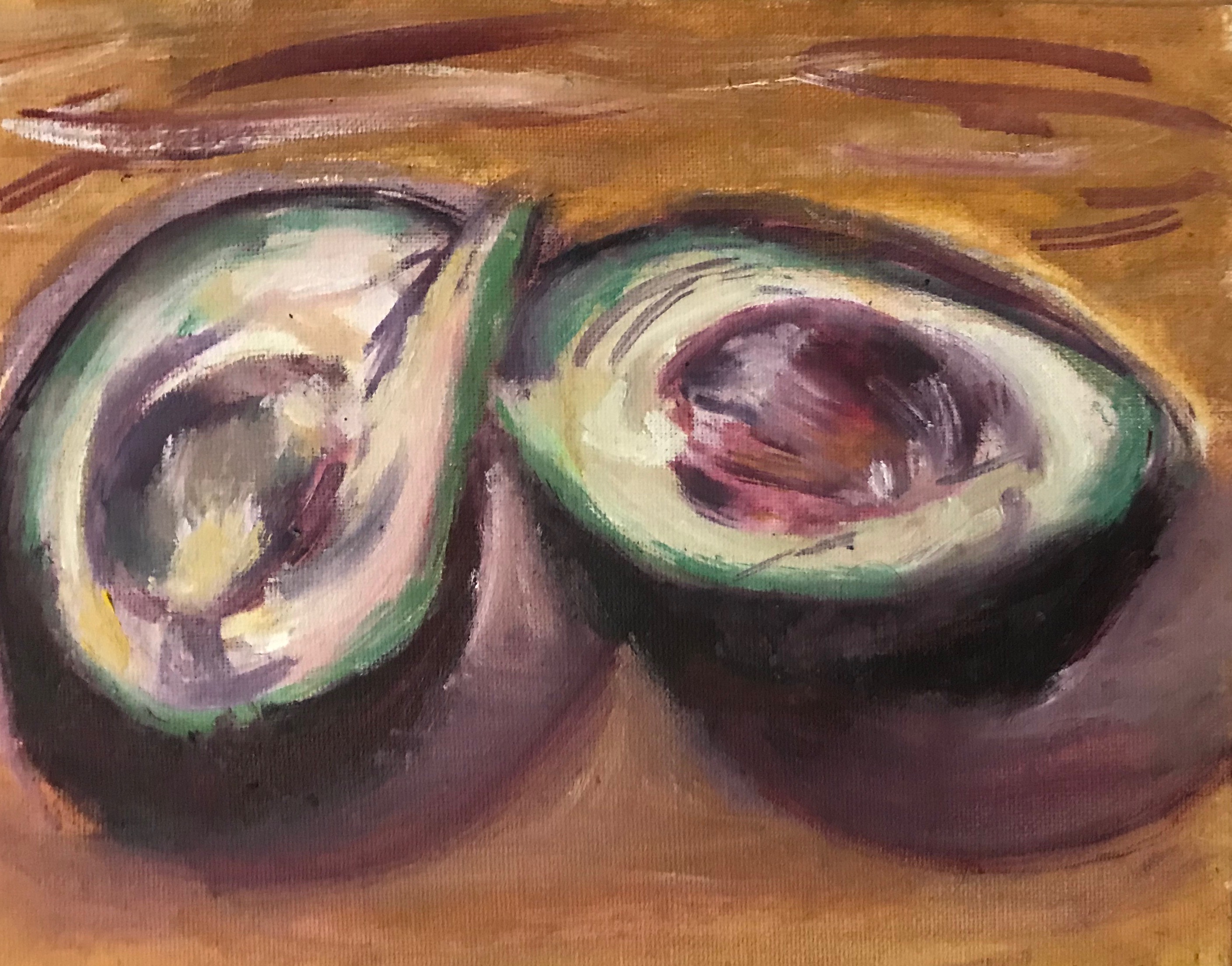 Avocado Halves - Artwork