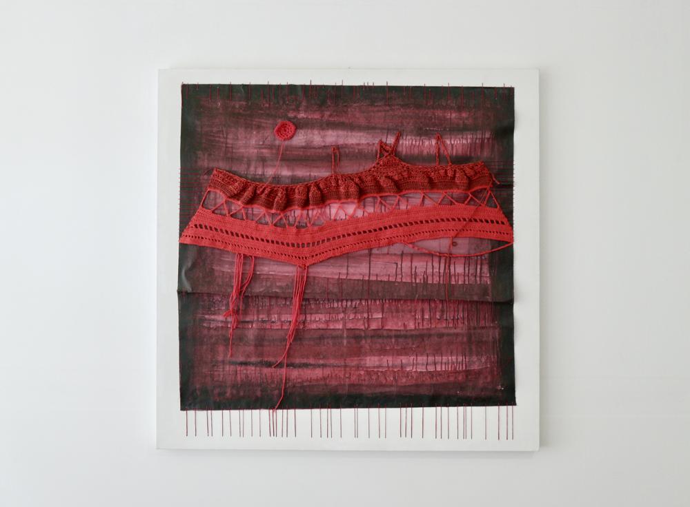 Pensiero paesaggio - in rosso - Artwork