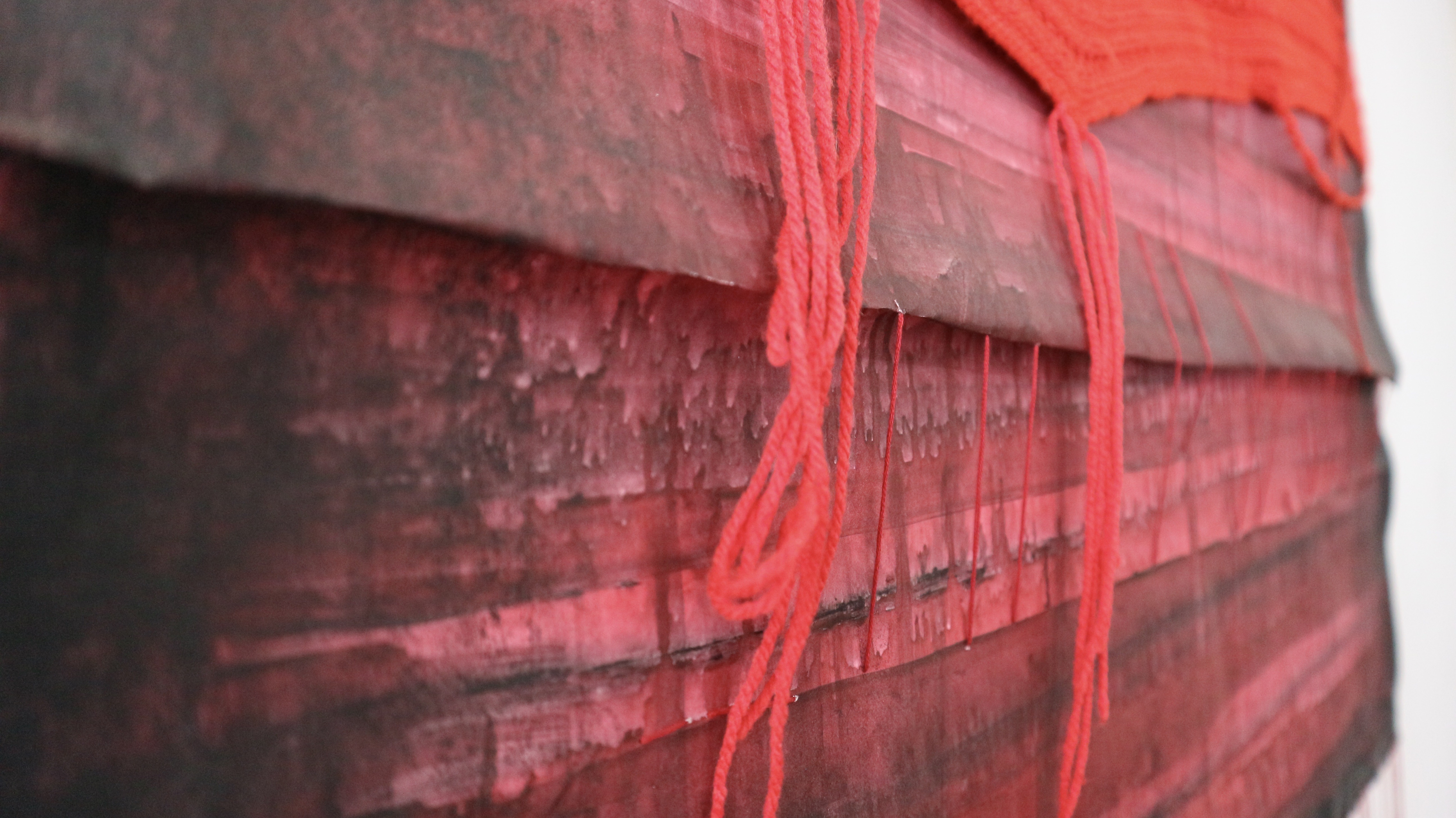 Pensiero paesaggio - in rosso - Artwork