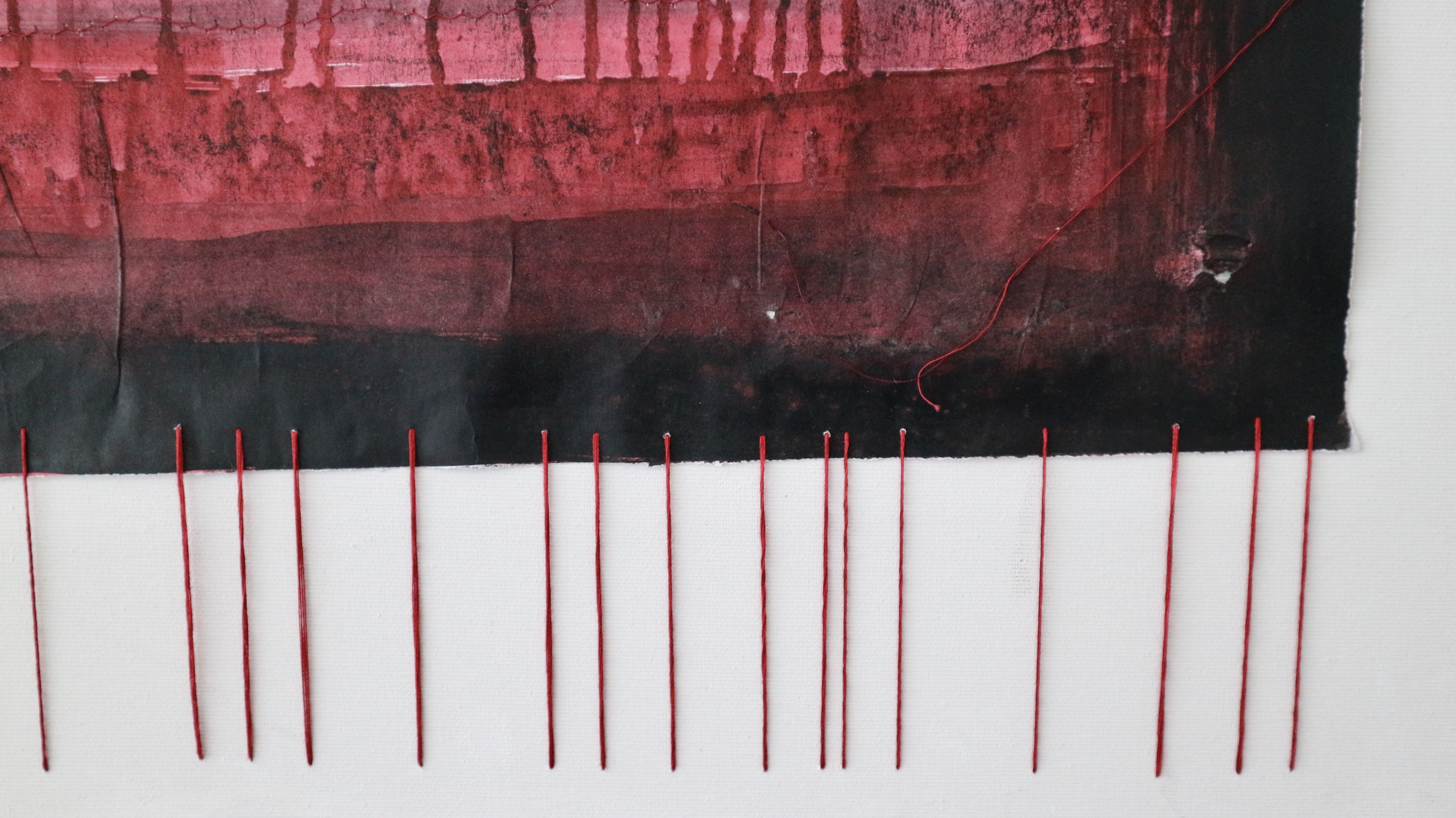 Pensiero paesaggio - in rosso - Artwork