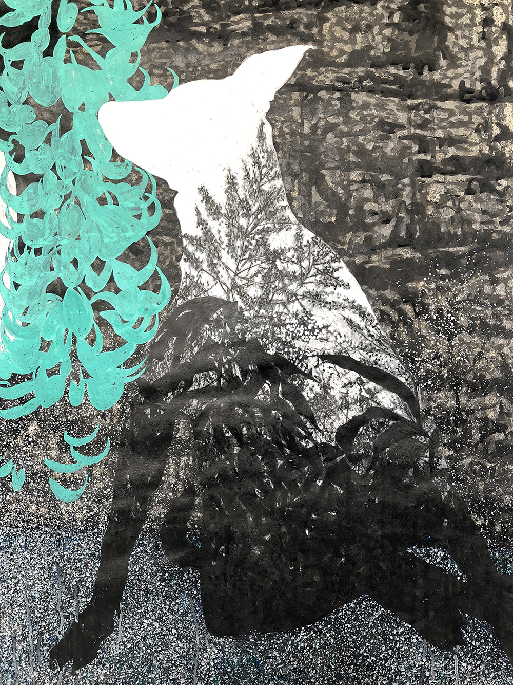 Antonio, Dog and Jade Vine, from My Social Media Feed on Ink - Artwork