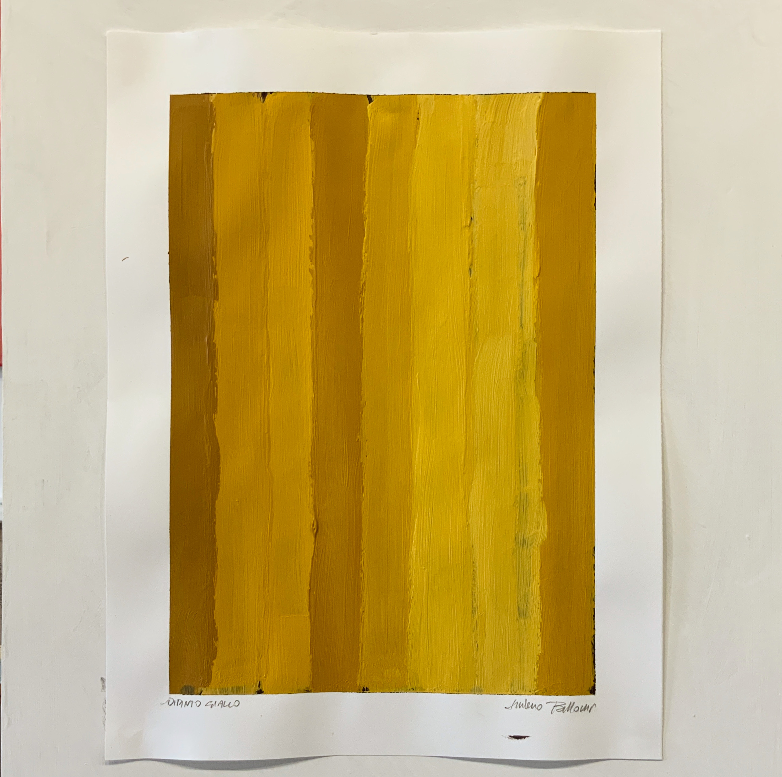 Study for a yellow painting - Artwork