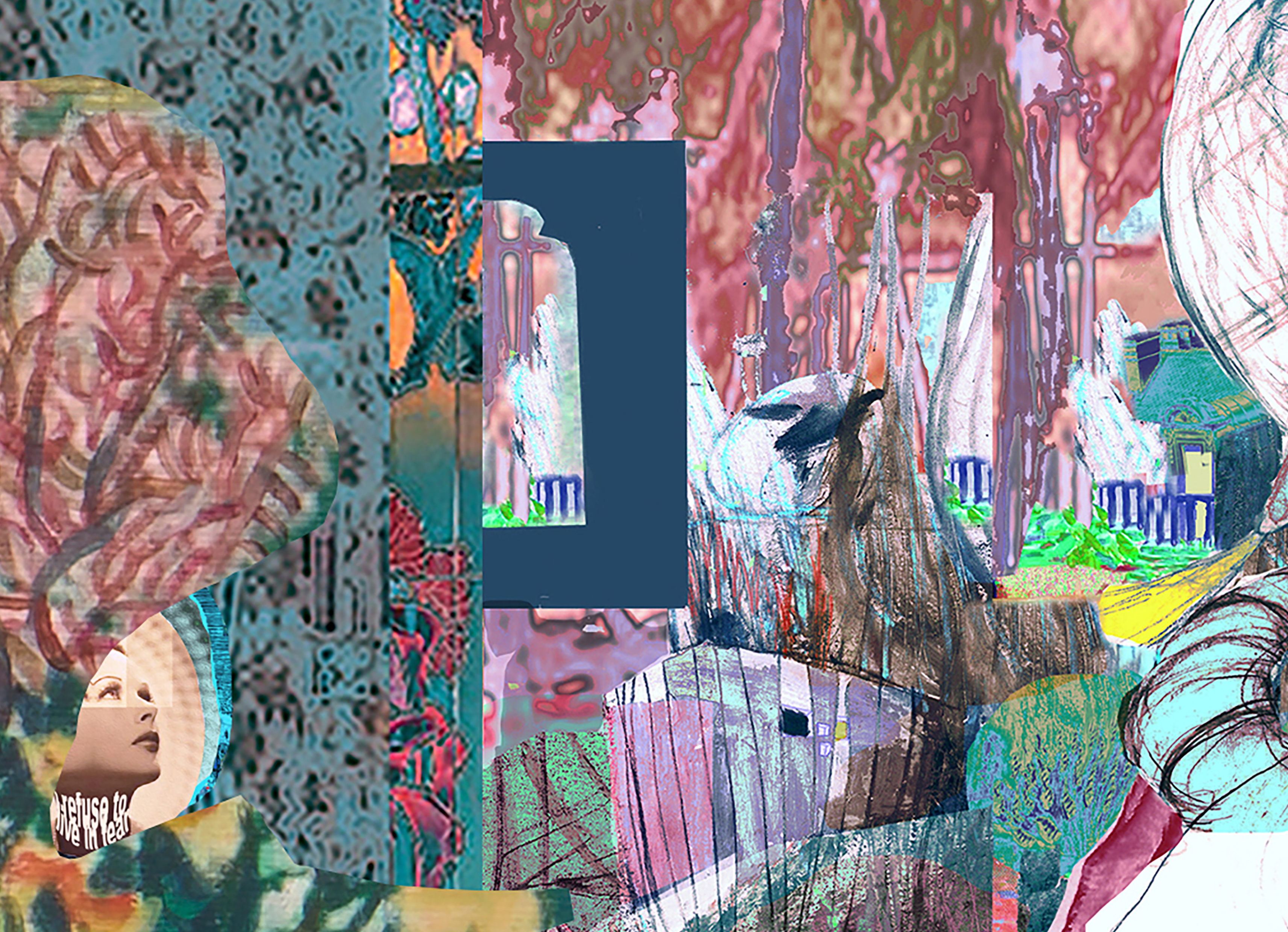 "I Refuse to Live in Fear" part of the series MULTIVERSE - Artwork