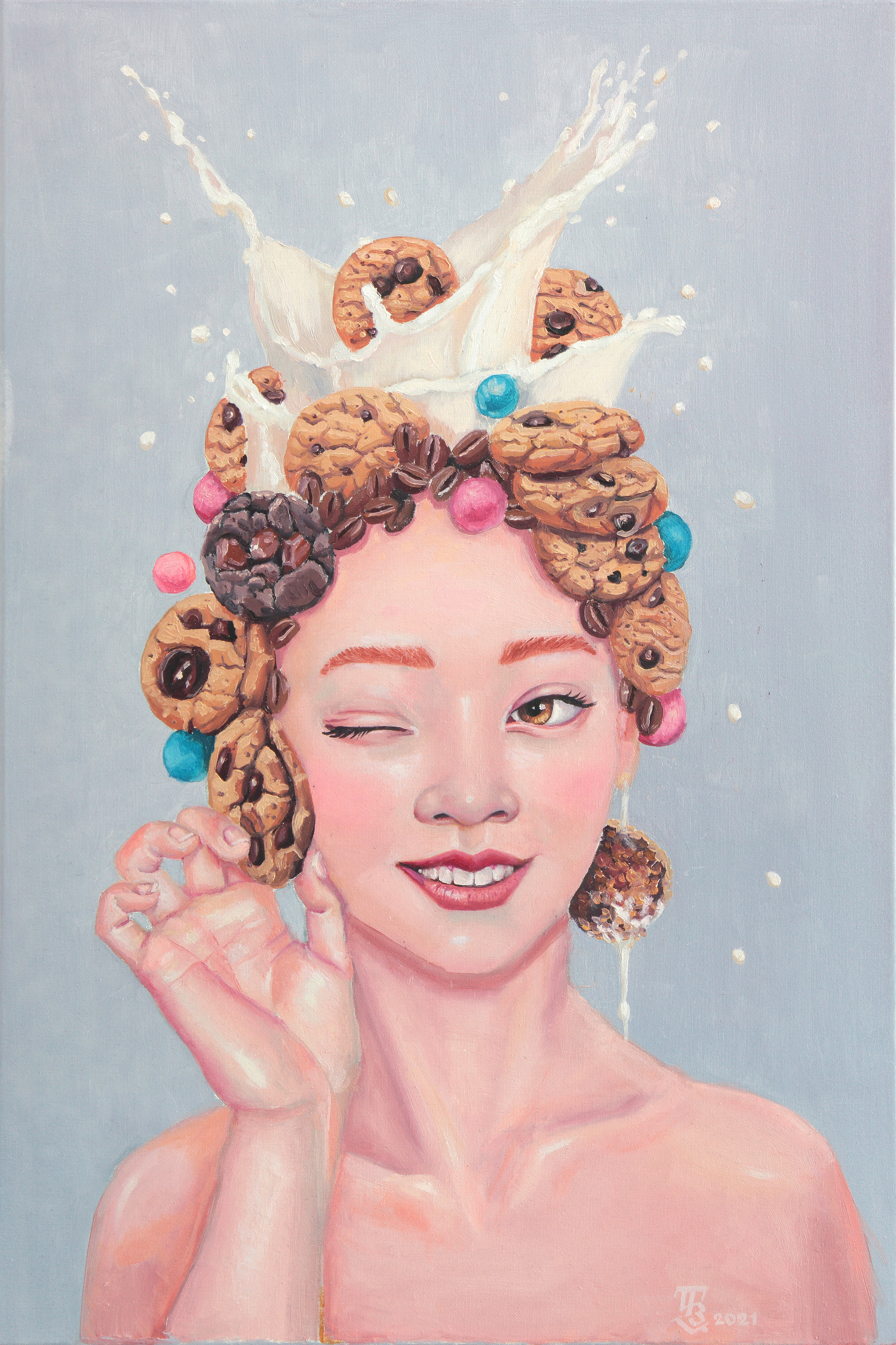 Cookies with milk - Artwork