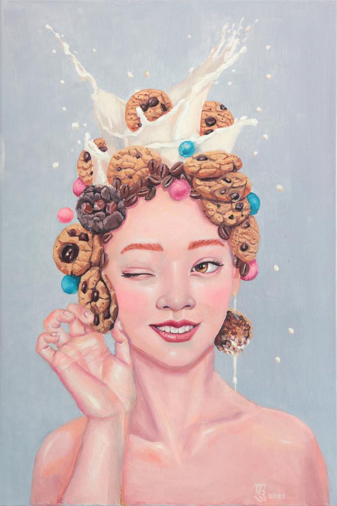 Cookies with milk - Artwork