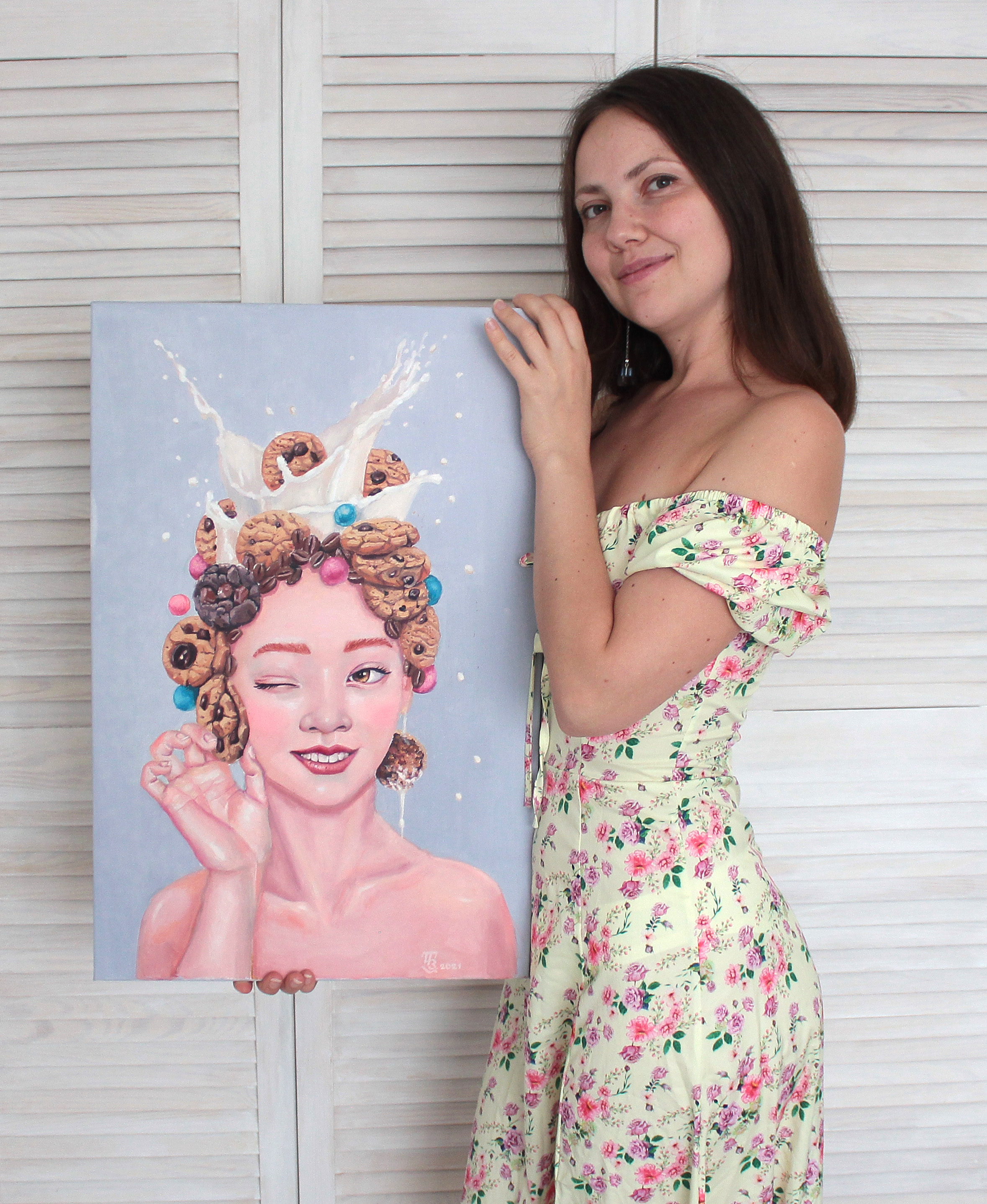 Cookies with milk - Artwork