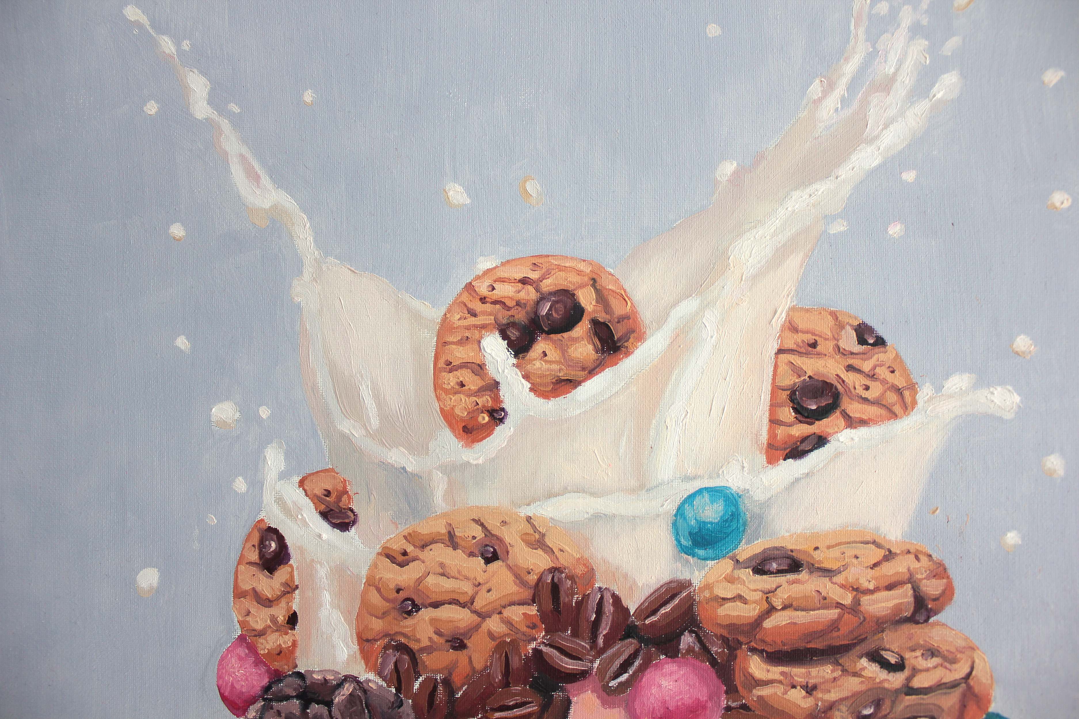 Cookies with milk - Artwork