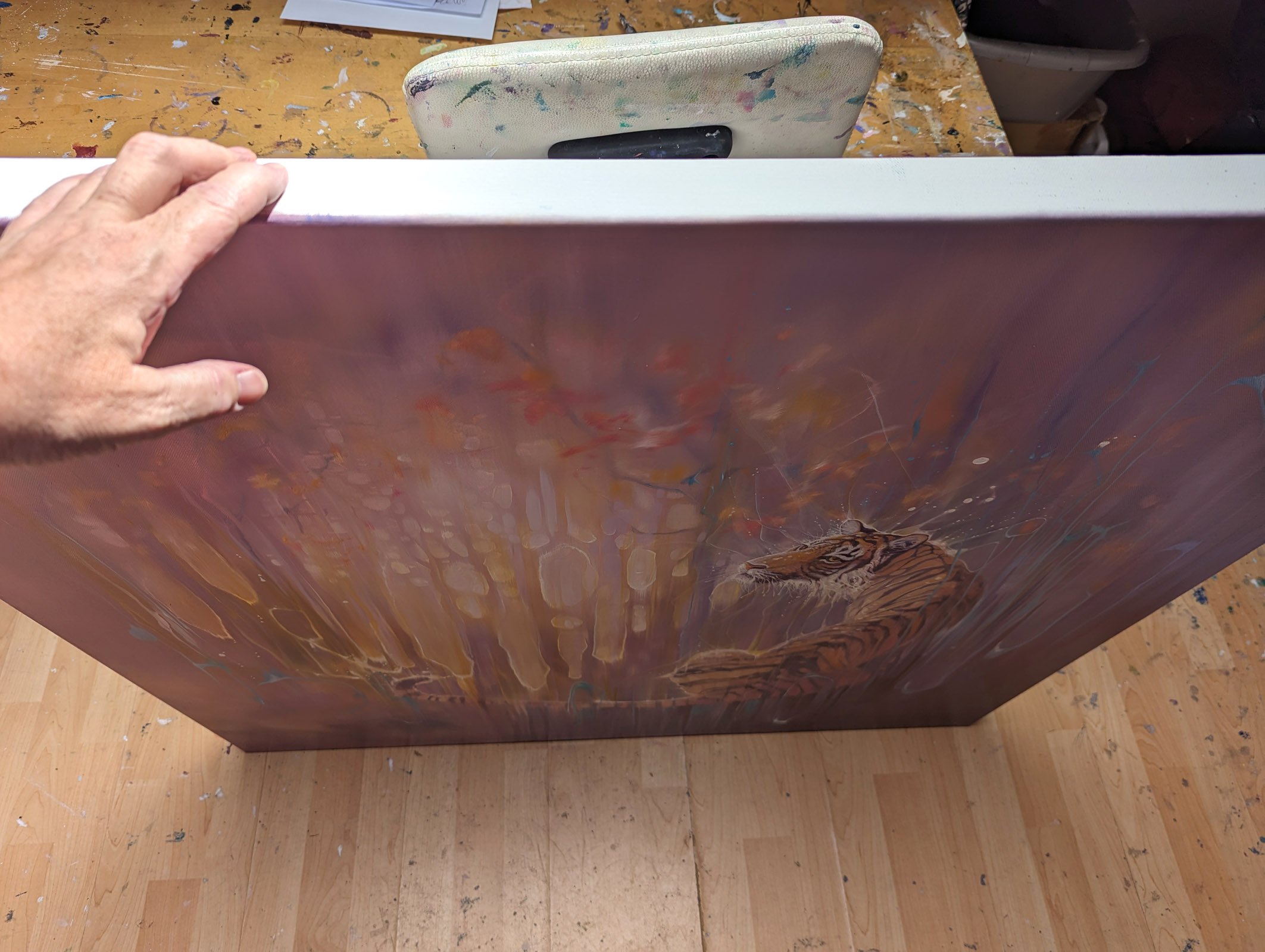 Tiger in the Ether - Artwork