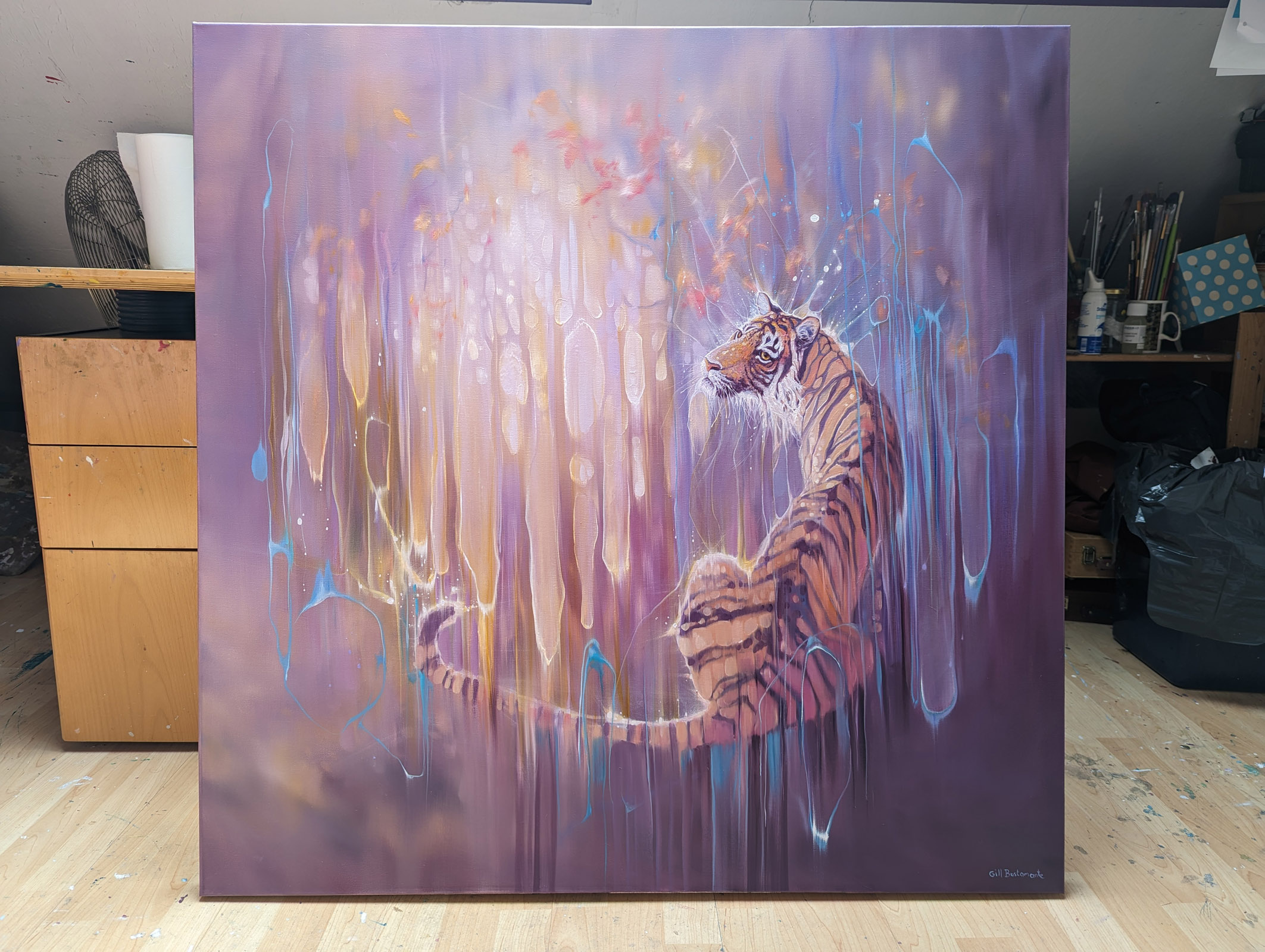 Tiger in the Ether - Artwork