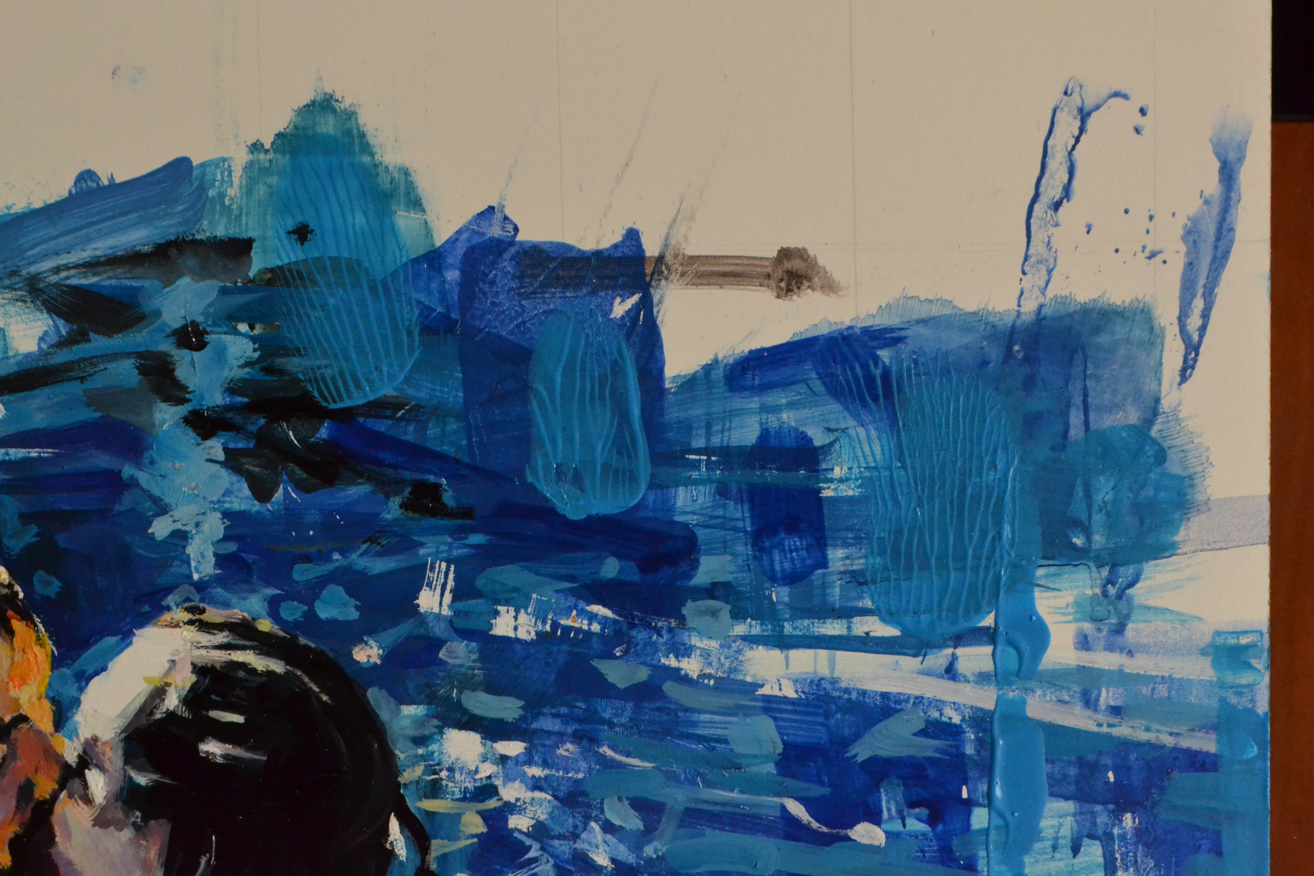 Hug in blue - Artwork