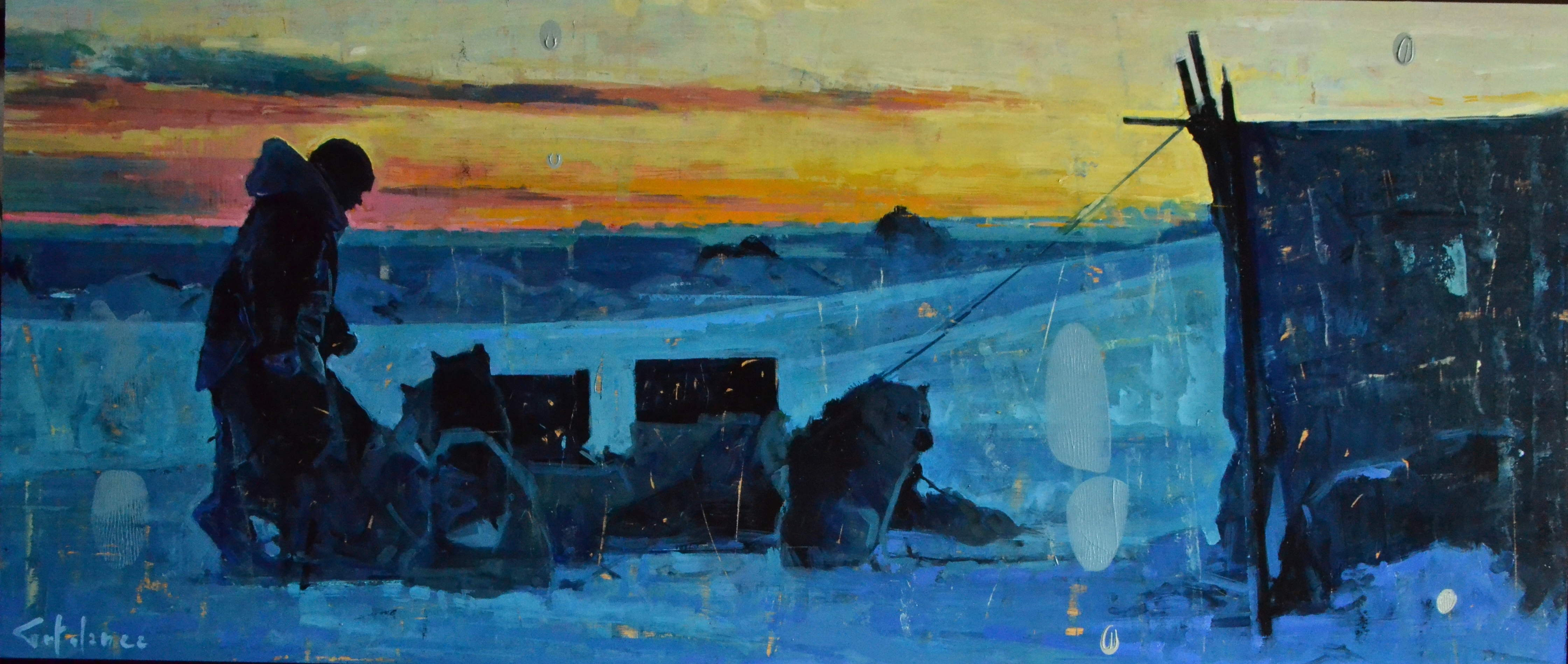 A break on the ice - Artwork