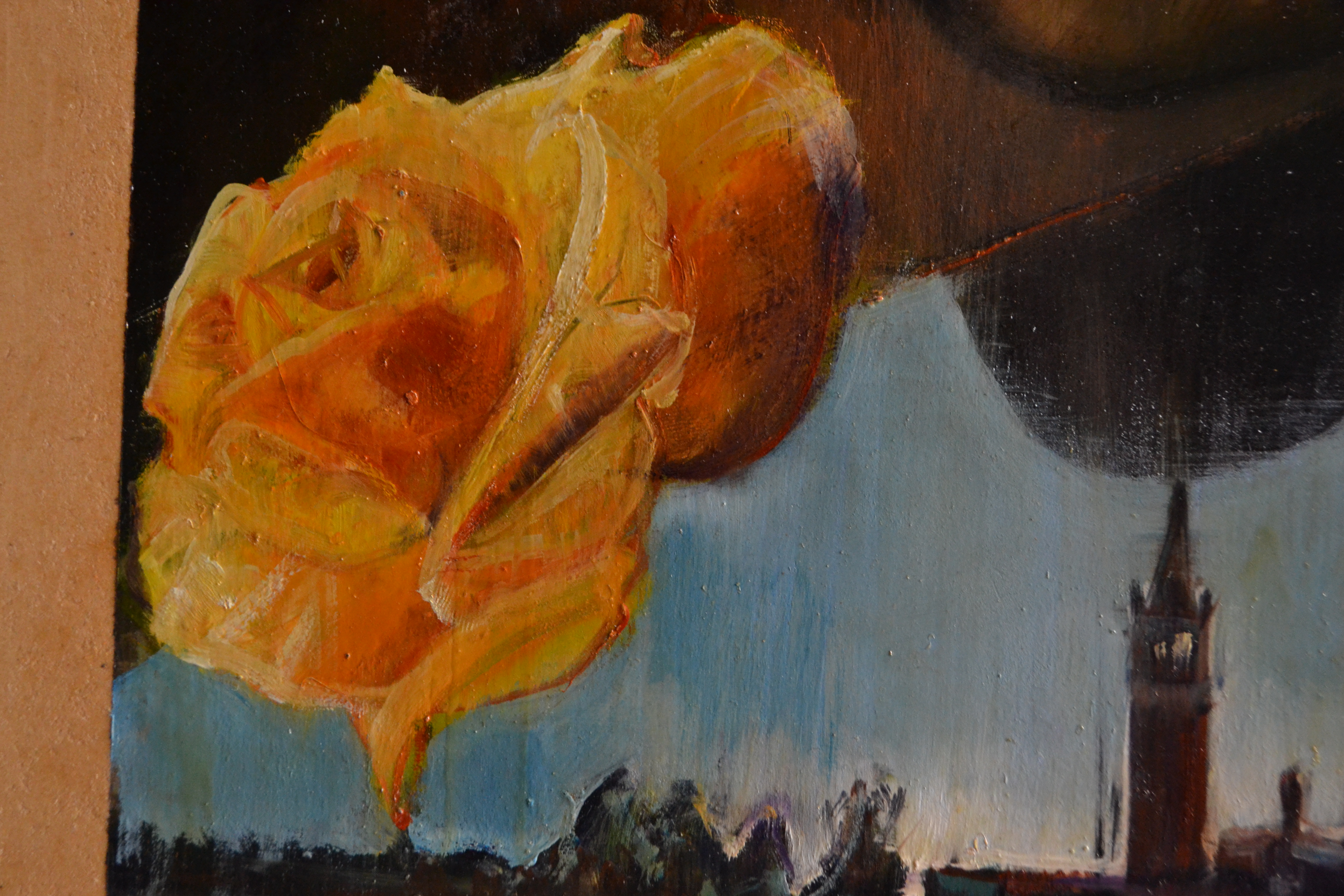 The woman with the red hat - Artwork