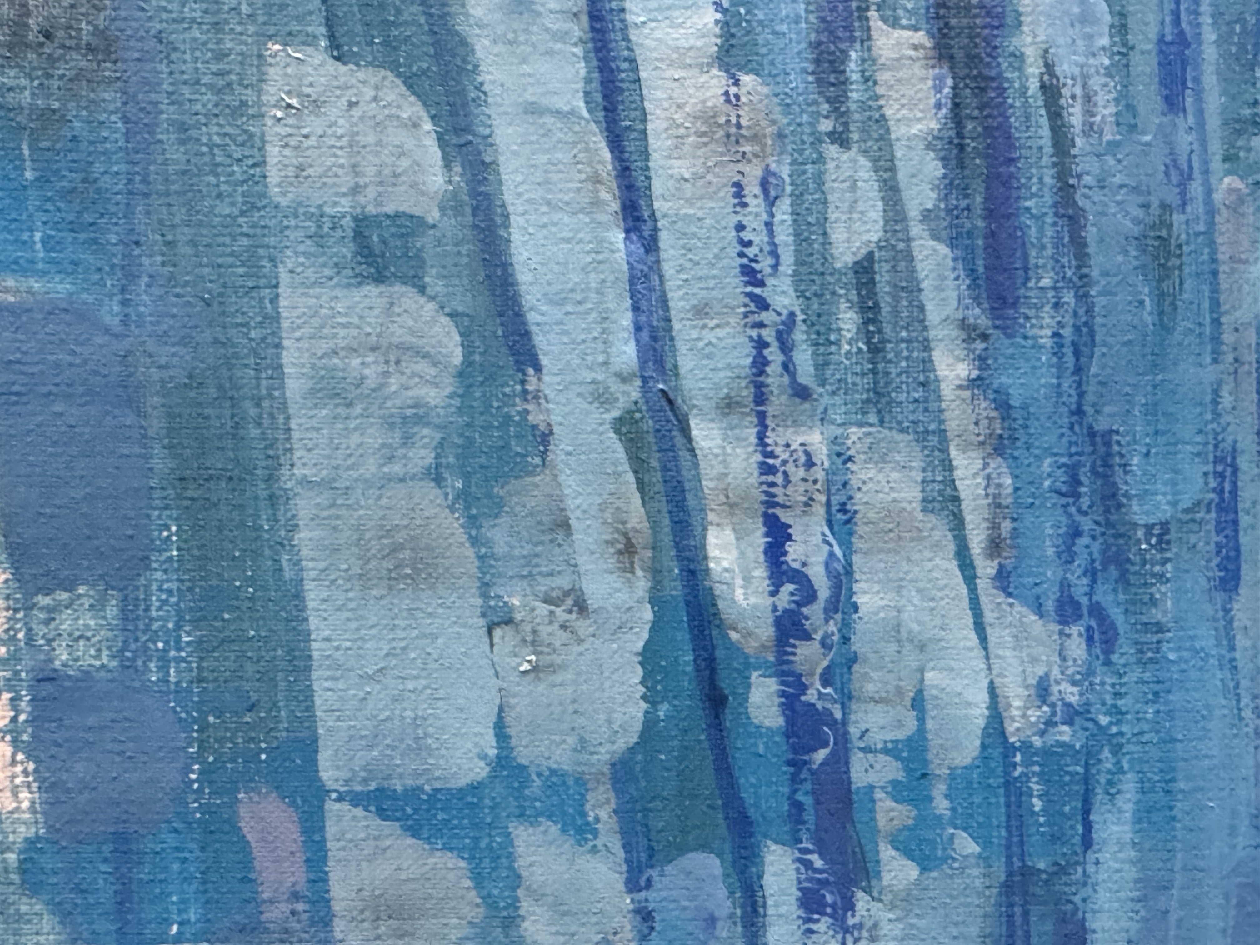 Two friends in the swimming pool - Artwork