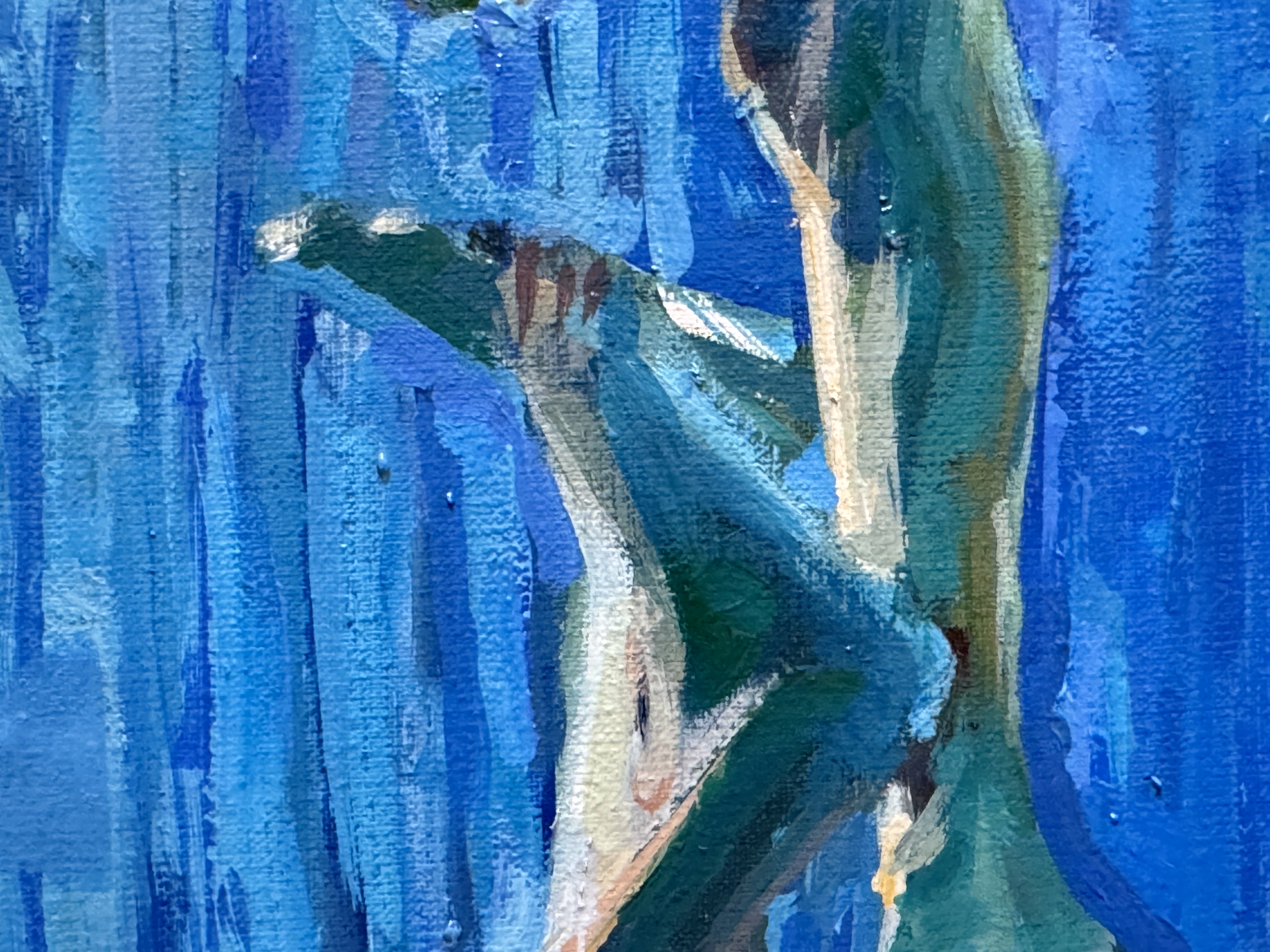 Two friends in the swimming pool - Artwork