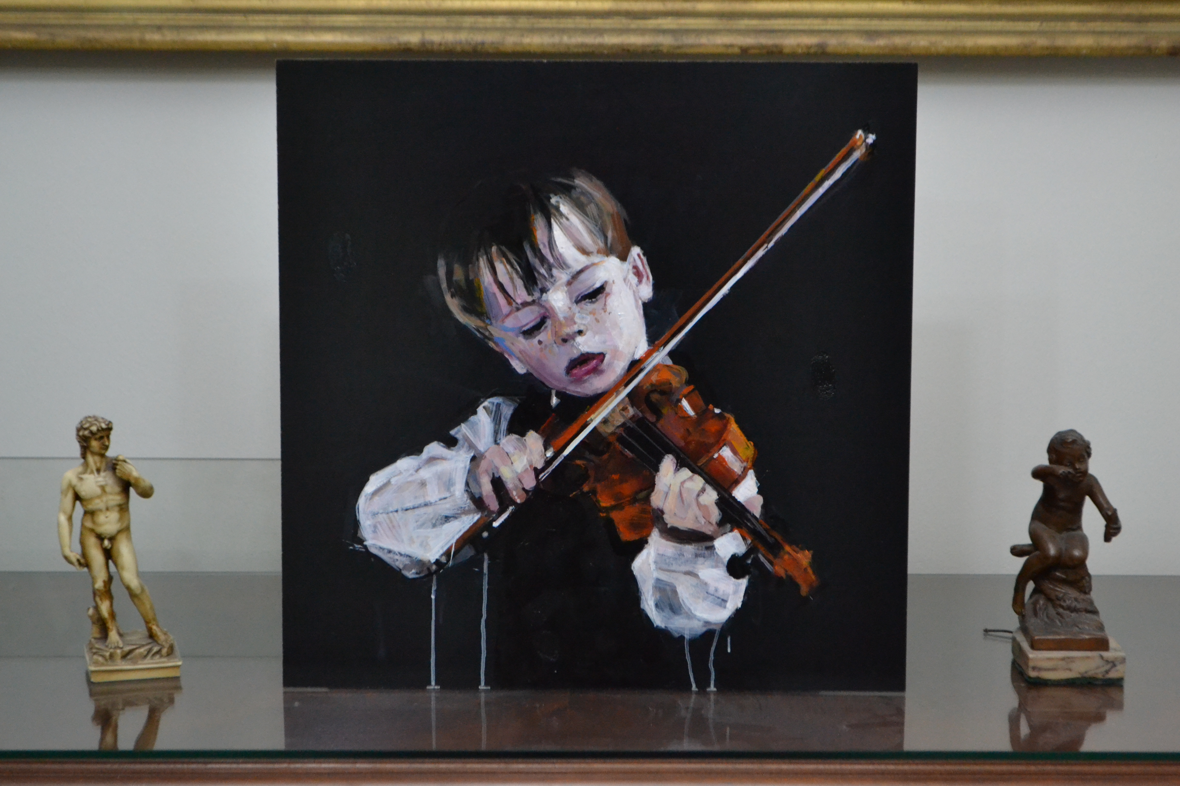 The boy and his violin - Artwork