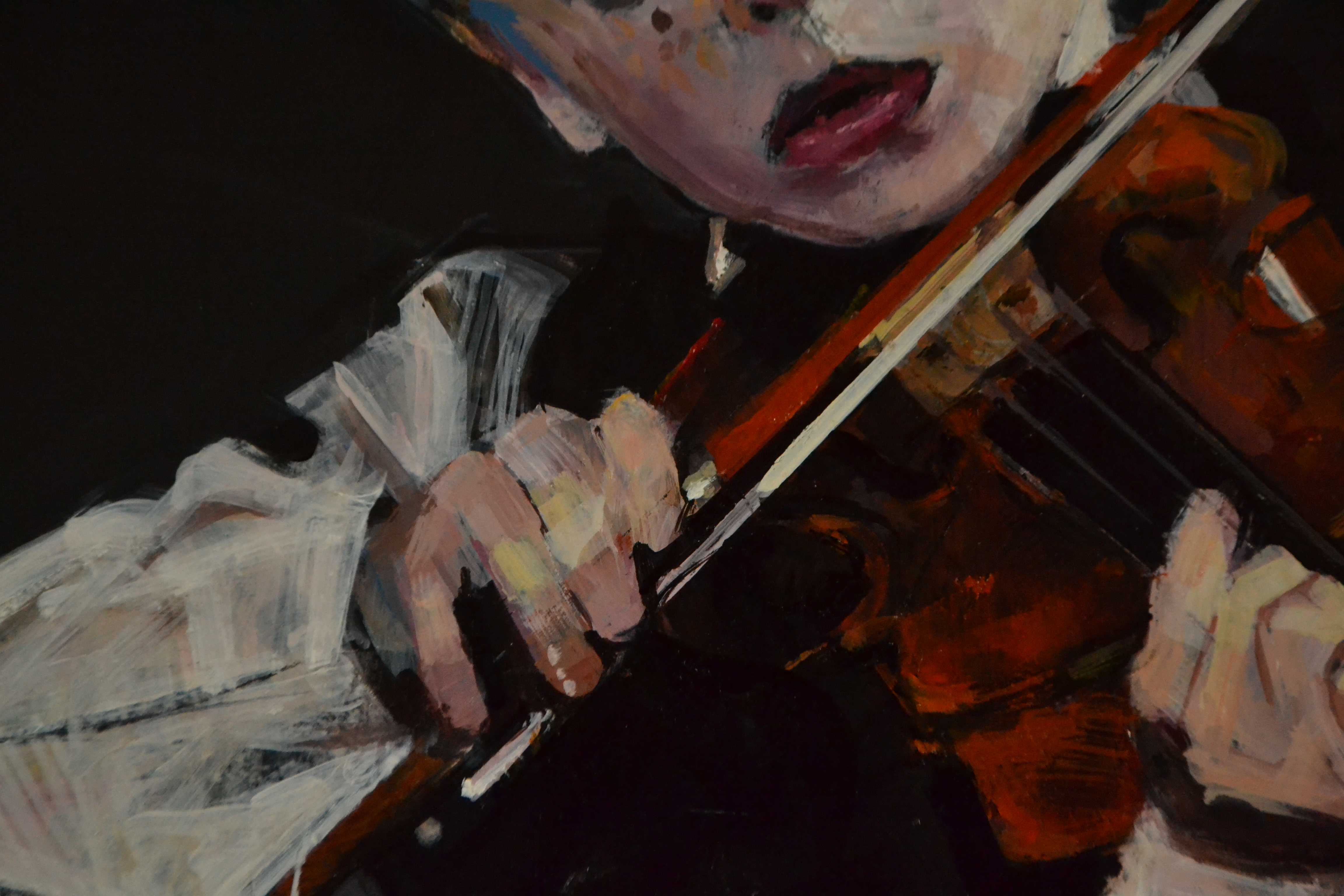 The boy and his violin - Artwork