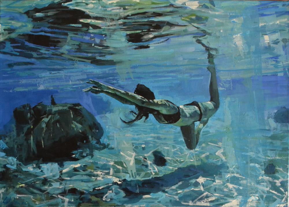 Diving the Ocean - Artwork