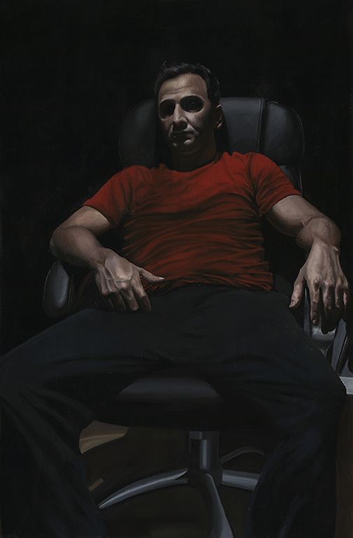 Self Portrait with Low-Key Lighting - Artwork