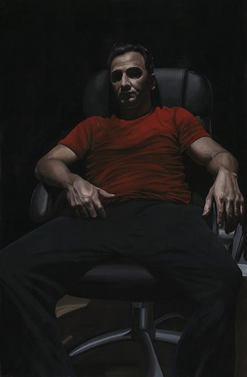 Self Portrait with Low-Key Lighting - Artwork