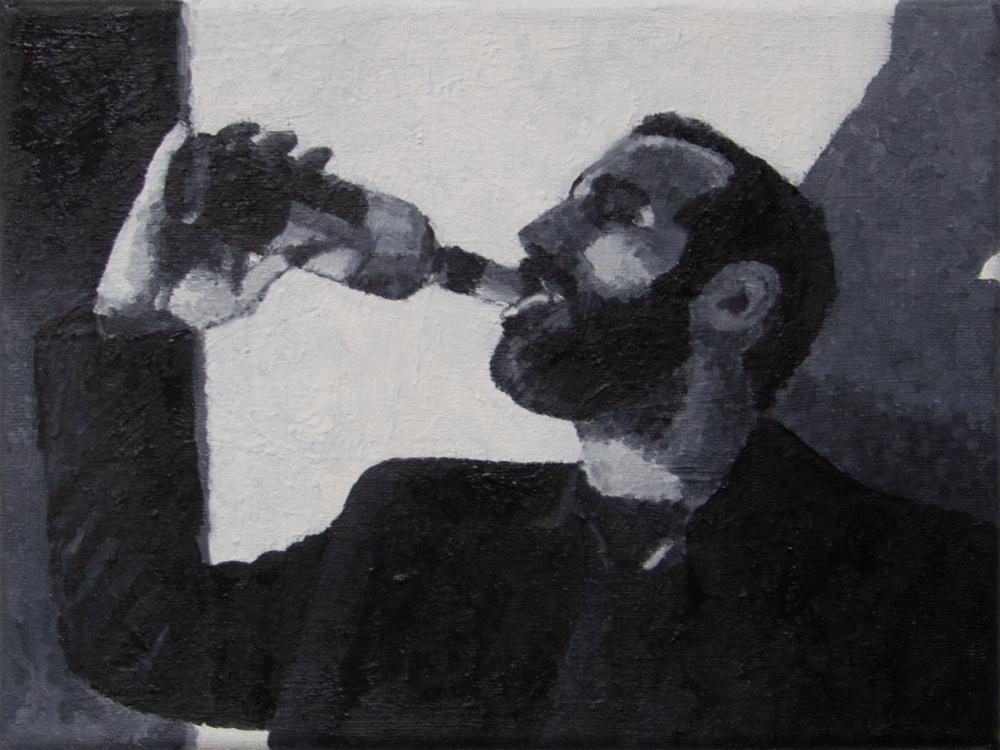 Giovane che beve - Artwork