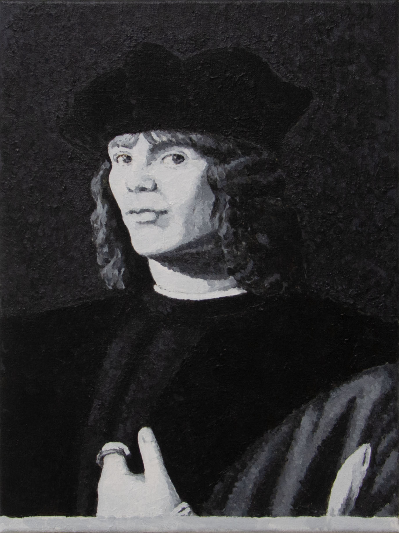 Uomo che guarda Andrea Solario - Artwork