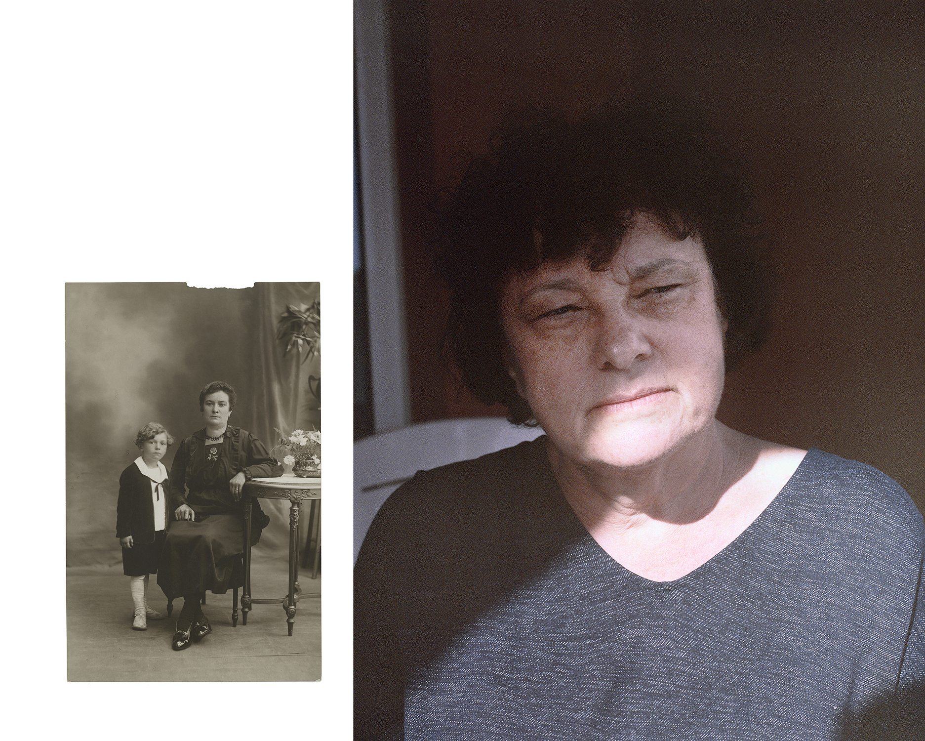 Family portrait I, Diptych - Artwork