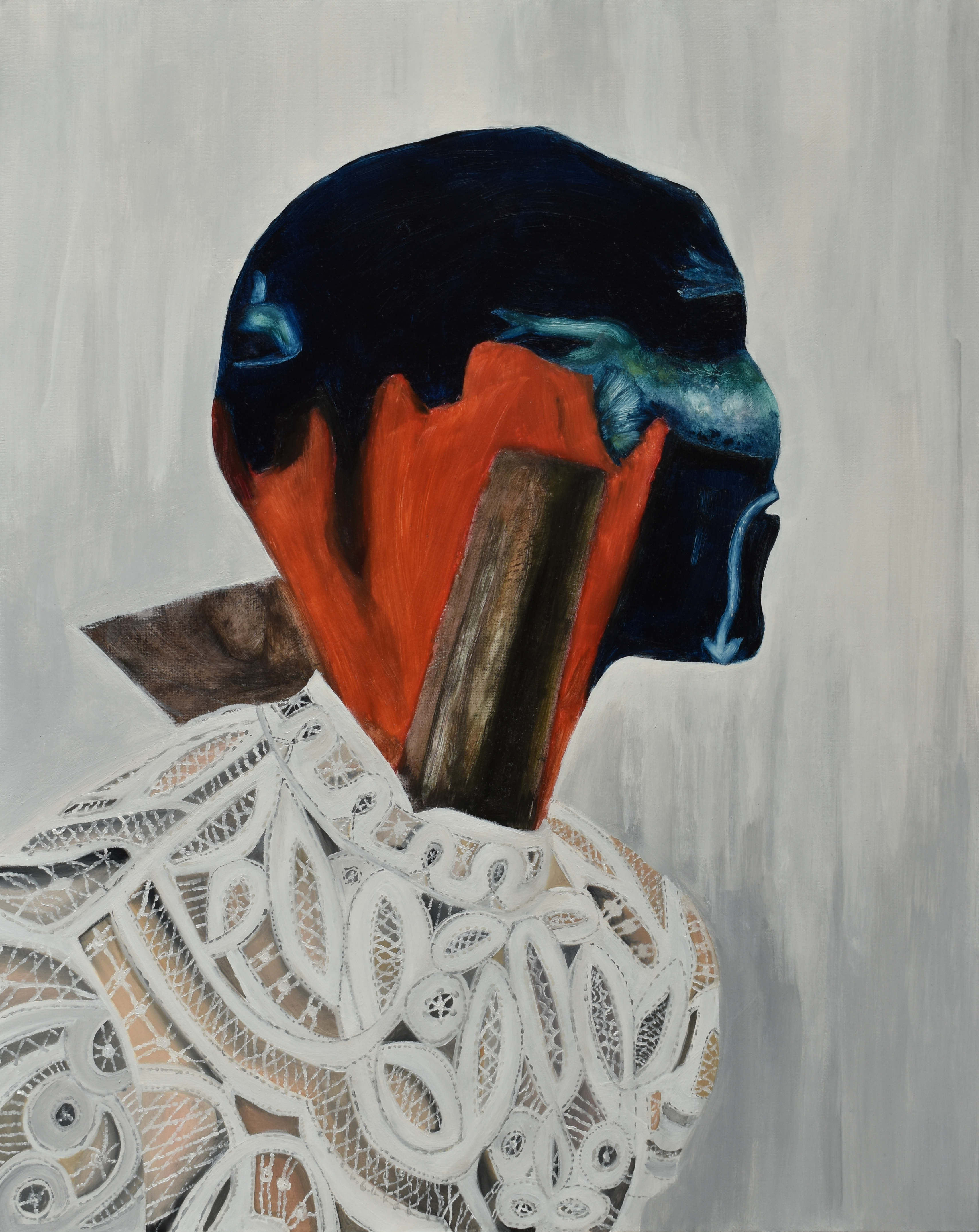 Ritratto in rosso e blu - Artwork