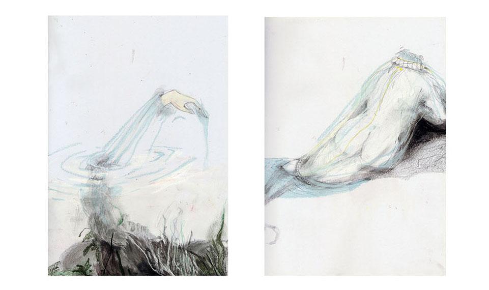 Giochi acquatici -from "MYSTIC SWAMP (questa palude è un tempo di mezzo)" series - Artwork