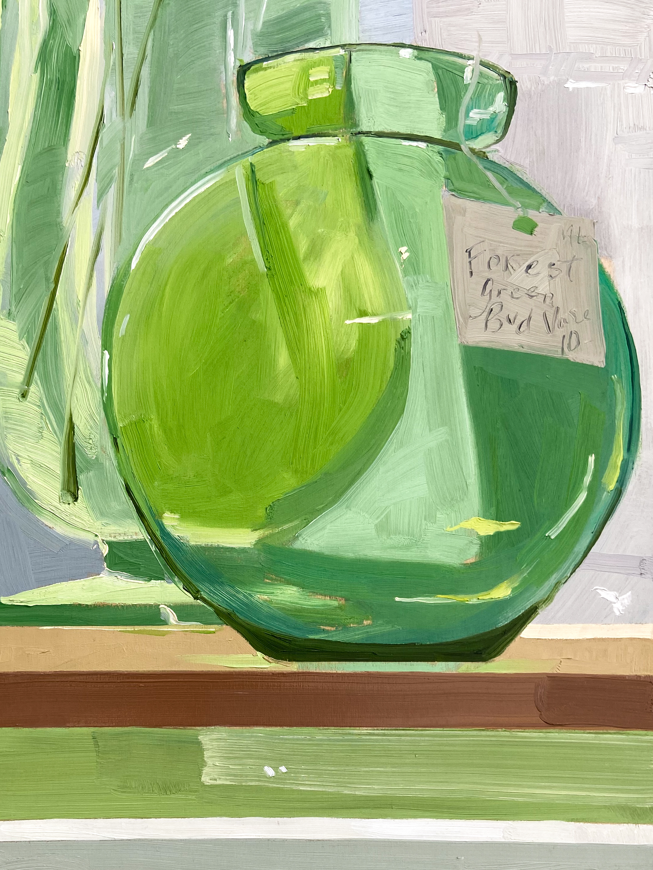 Green Vases - Artwork