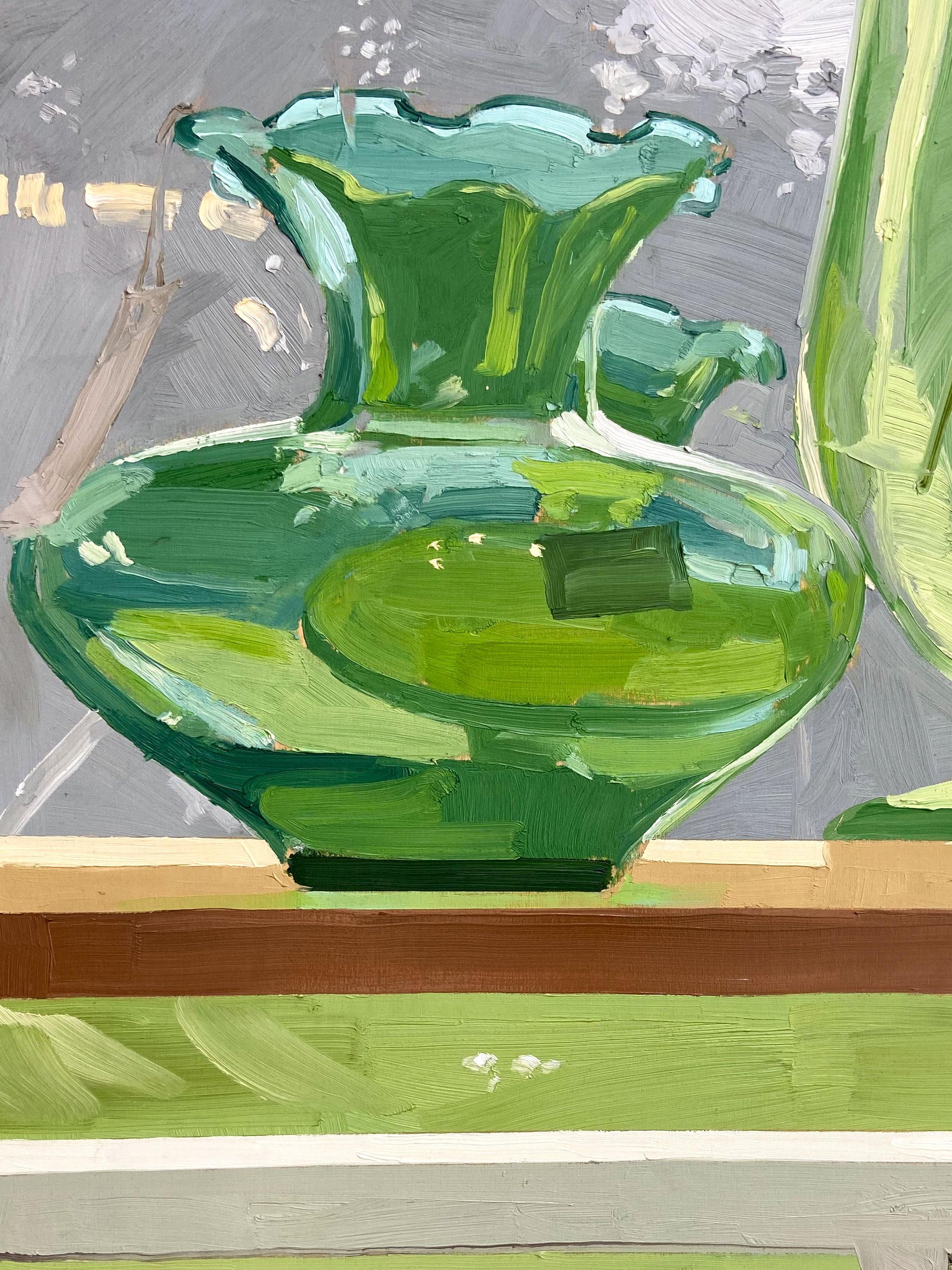 Green Vases - Artwork