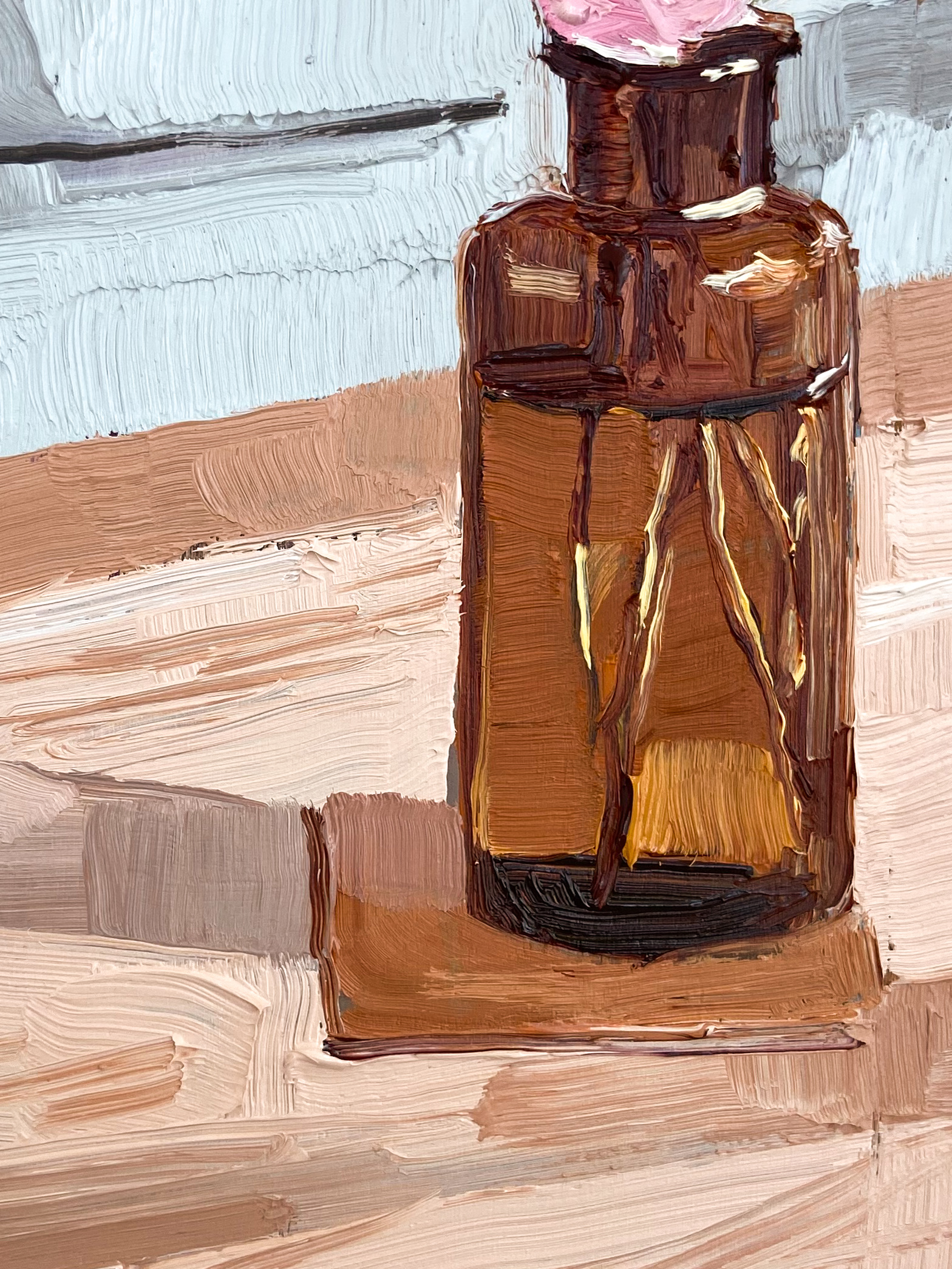 Lisianthus and Pillows - Artwork