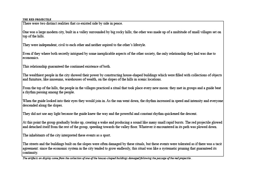 The Red Projectile - Artwork