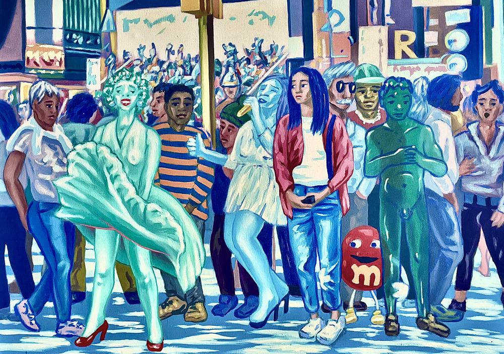 Time Square with Marilyn Monroe  - Artwork