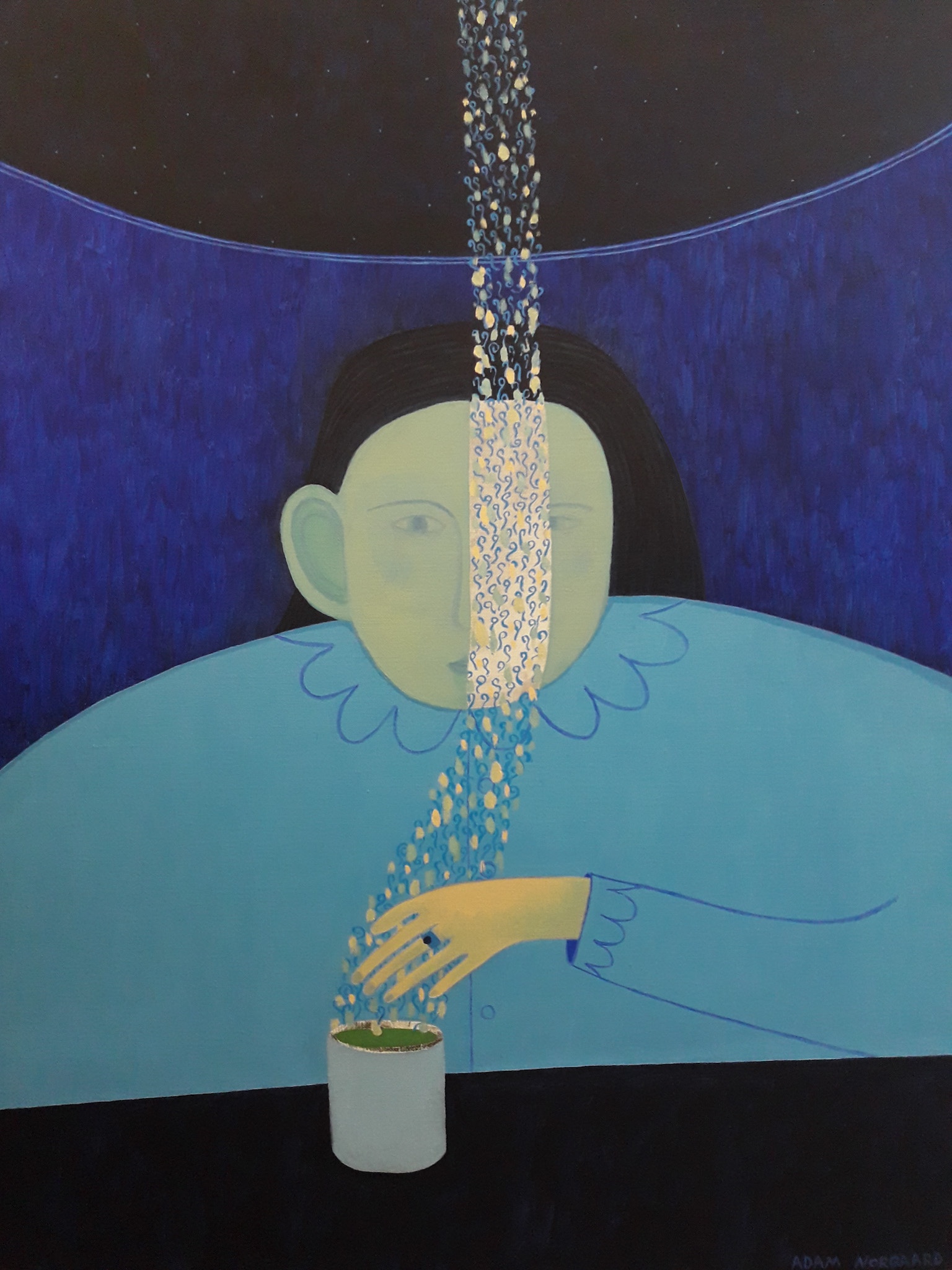 Tea Reading 2 - Artwork