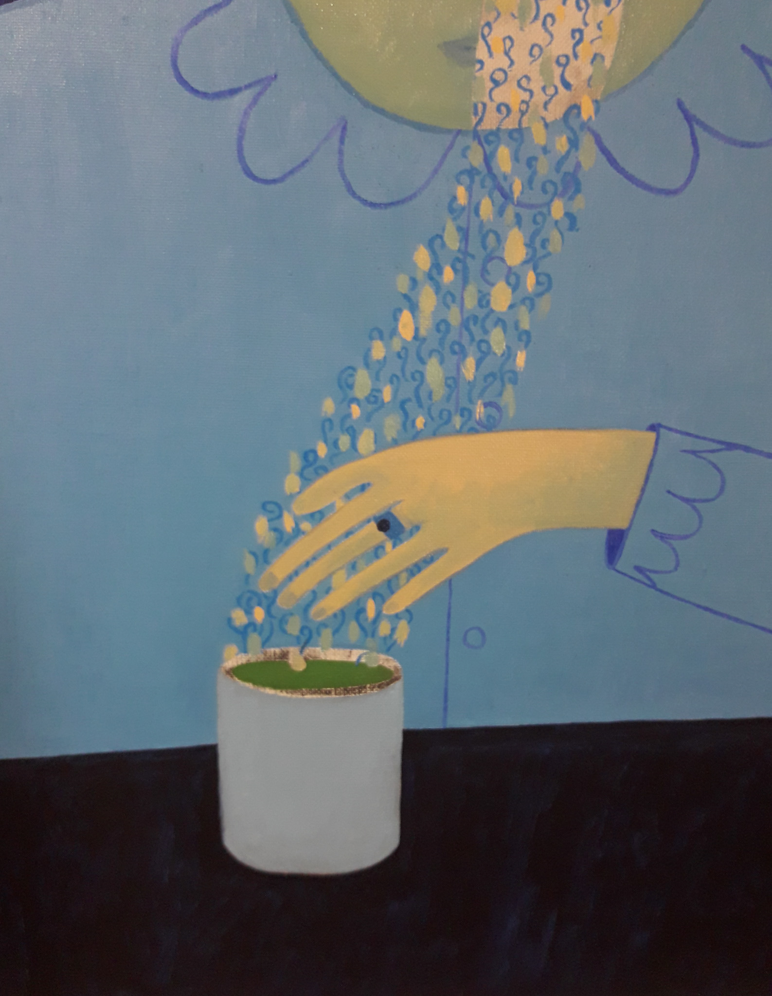 Tea Reading 2 - Artwork